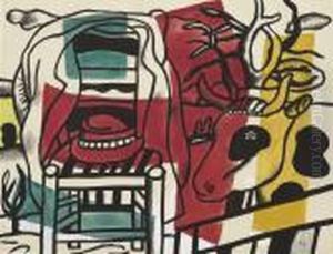 La Chaise Et La Vache by Fernand Leger
