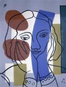 Head Of A Woman by Fernand Leger