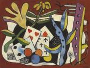 Le Cinq De Trefle by Fernand Leger