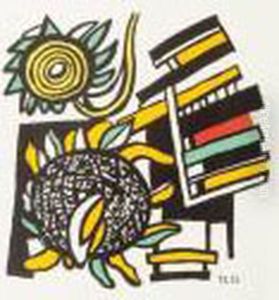 Les Deux Tournesols by Fernand Leger