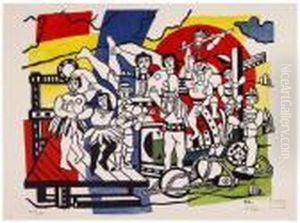 La Grande Parade by Fernand Leger
