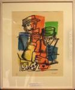 Kortspelande Soldater by Fernand Leger