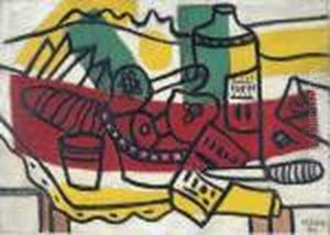 Nature Morte Polycrhome by Fernand Leger