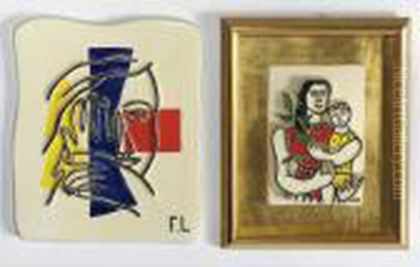 Visage Aux Deux Mains; And Mere Et Enfant - view 1