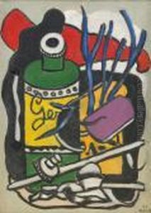 La Bouteille Verte by Fernand Leger