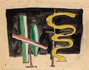 Helicoide Et Queue D'avion by Fernand Leger