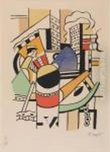 Le Remorqueur Dans La Ville by Fernand Leger
