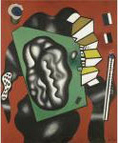 Composition Sur Fond Rouge - view 1