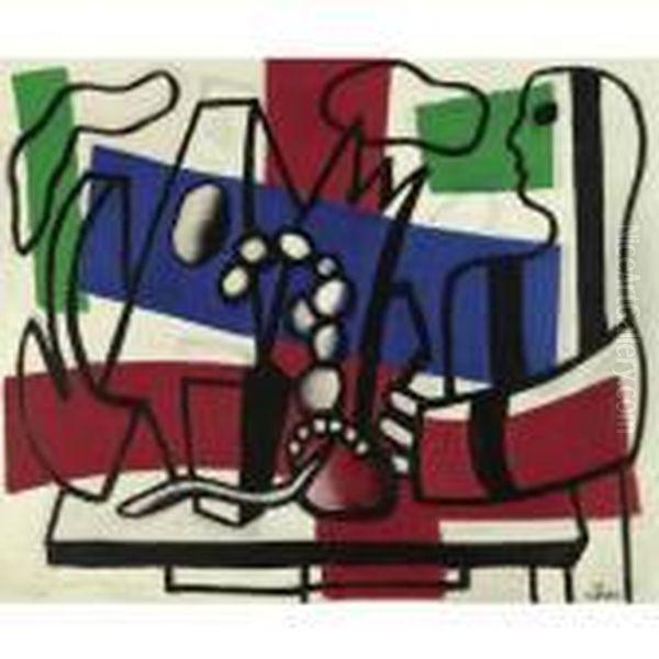 Nature Morte En Rouge Et Bleu - view 1