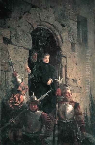 Arrest of the Huguenot Jacqueline de Montbel d'Etremont (1541-1600) 1875 - view 1