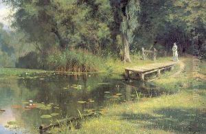 Overgrown Pond 1880 by Vasily Polenov