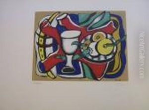 Nature Mort A La Coupe by Fernand Leger
