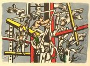 Les Constructeurs by Fernand Leger