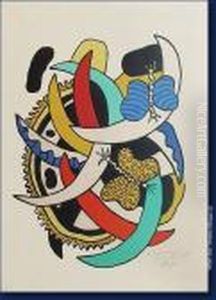 Composition
Serigraphie En Couleurs
Dedicace by Fernand Leger