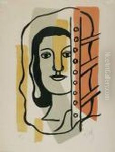 Tete De Femme. by Fernand Leger