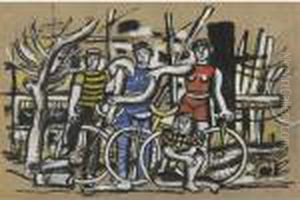 L'equipe by Fernand Leger