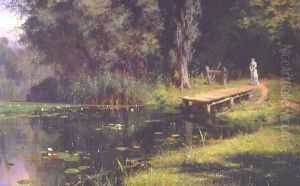 The Overgrown Pond, 1880 by Vasily Polenov