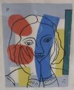 330 X 256 Mm Hors Marge by Fernand Leger