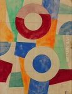 Etude Pour "elements Mecaniques" by Fernand Leger