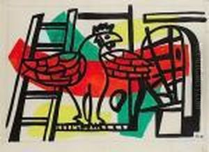 Composition Au Coq by Fernand Leger