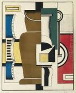 Le Vase (saphire 12) by Fernand Leger