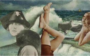 Sans Titre (collage) by Fernand Leger