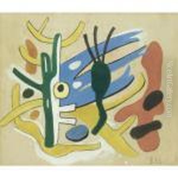 Sketch For Rockefeller Stairway Mural Commission - view 1