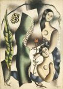 La Carte Postale by Fernand Leger
