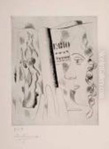Visage De Profil, 1973 by Fernand Leger