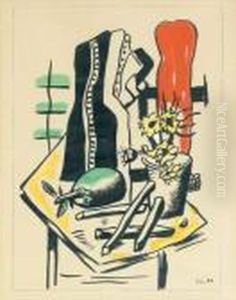 Le Pot De Fleurs by Fernand Leger