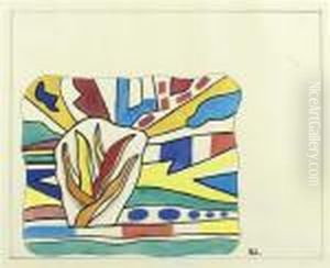 Gaz De France. 1er Etat. 1954. by Fernand Leger