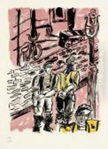 One Plate, From
La Ville by Fernand Leger