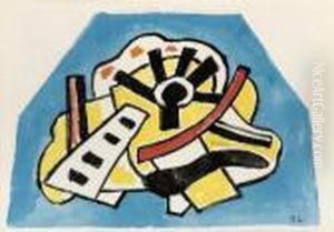 Etude De Murale by Fernand Leger
