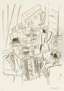 Le Cafe, From
La Ville by Fernand Leger