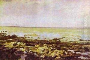Ebb Tide Normandy 1874 by Vasily Polenov