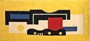 "jaune 9" by Fernand Leger