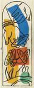 La Multiplication Des Pains by Fernand Leger