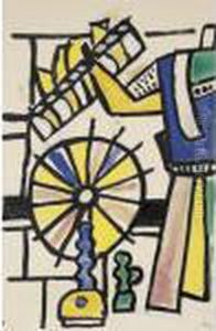 Etude Pour La Ville- La Vitrine by Fernand Leger