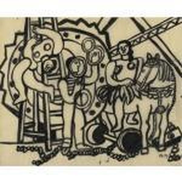 L'acrobate Et Les Jongleurs - view 1