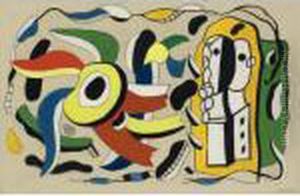 Les Deux Poupees by Fernand Leger
