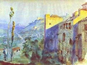 Cordoba Sketch For The Scenery 1883 by Vasily Polenov