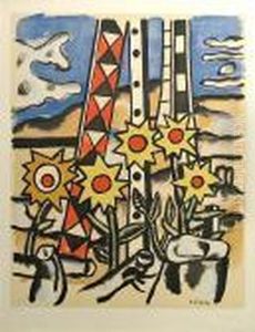 Untitled (fleurs) by Fernand Leger