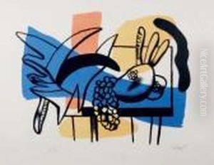 Nature Morte Aux Fruits (saphire 18) by Fernand Leger