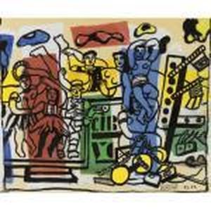 Etude Pour 'la Grande Parade' by Fernand Leger
