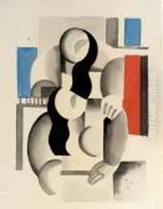 Etude Pour Le Grand Dejeuner by Fernand Leger