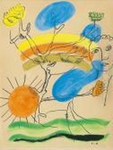 J'ai Seul La Clef De Cette Parade by Fernand Leger