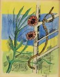 Echelle Et Cactus by Fernand Leger
