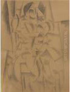 Femme Nue Assise by Fernand Leger
