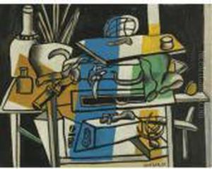 L'atelier De Chevreuse by Fernand Leger