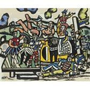 La Grande Parade by Fernand Leger